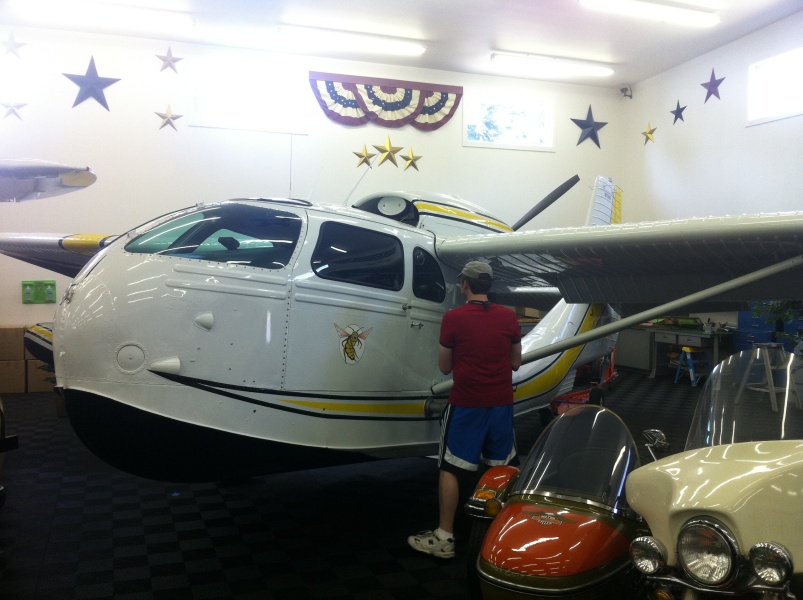 Scaled image Behind the ropes and up close and personal with Seabee in the secondary hangar of the Bird Aviation Museum.jpg 