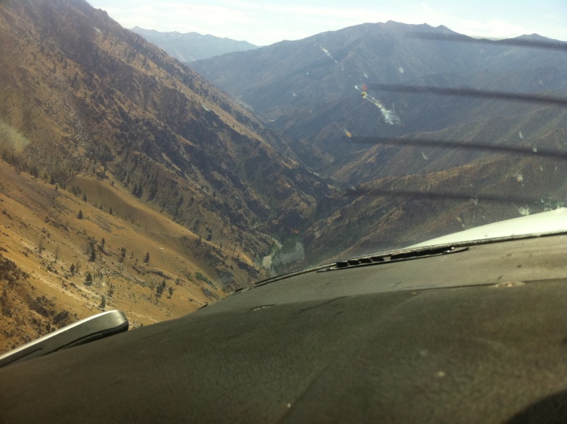 Scaled image Following Big Creek towards Soldier Bar US Forest Service airstrip 85U.jpg 