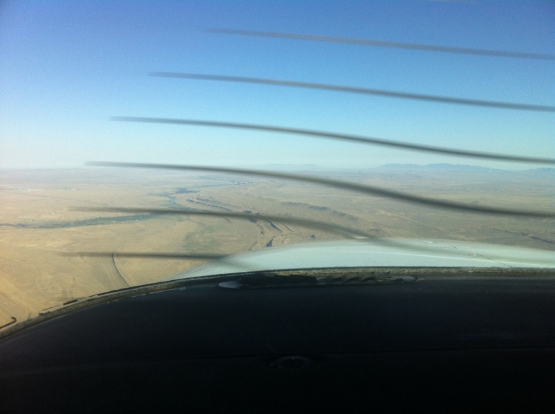 Scaled image Red desert Wyoming with interesting propellor interaction with camera sensor scanning process.jpg 
