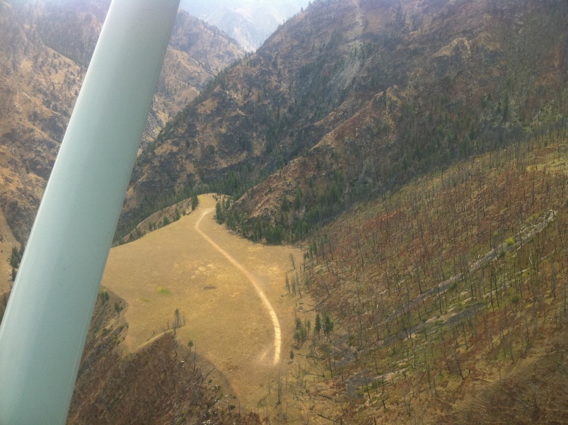 Scaled image Soldier Bar US Forest Service airstrip 85U first flyby photo.jpg 